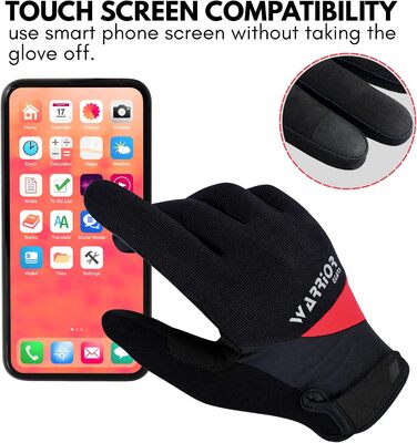 Велосипедні рукавички Habfinger для чоловіків, червоні/бежеві (XXL), неслизьке покриття, короткі