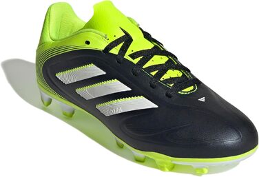 Дитячі футбольні бутси adidas Copa Pure III Club FG/MG, 35 EU, чорний/білий/лимонний, унісекс