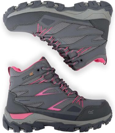 Дитячі черевики Regatta Holcombe III для ходьби, 32 EU, сталевий колір