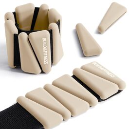 Набір вагів для зап'ястя та щиколоток (2 шт по 0,5 кг) - регульовані ремінці для фітнесу, бігу, йоги, пілатесу, аеробіки, силових тренувань