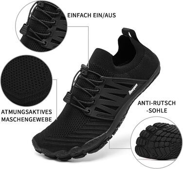 Водні черевики Raqua для чоловіків та жінок: плавання, басейн, пляж, аквашузи