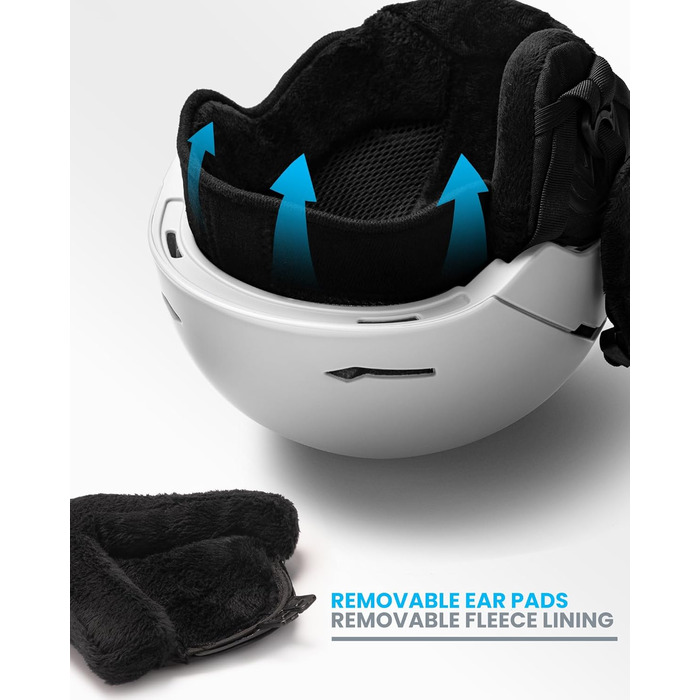 Гірськолижний шолом OutdoorMaster ELK MIPS для сноуборду, чоловіків, жінок і підлітків, перламутрово-білий, розмір L