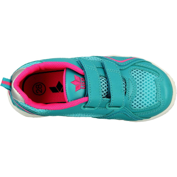 Дитячі спортивні зала Halenturnschuhe Lico для залу (35 EU, блакитно-рожеві)