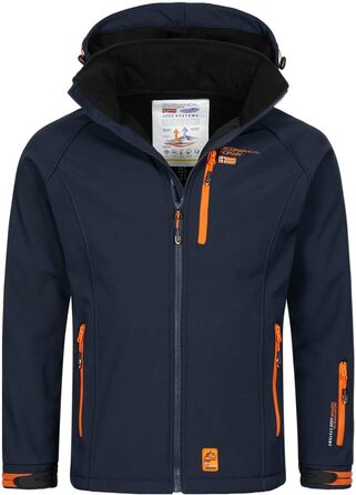 Чоловіча куртка Geographical Norway: Softshell, захист від дощу, осінь/зима, XL, Navy