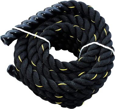 Бойова мотузка Lisaro для фітнесу, 1,5'' x 12 м, три довжини, суперякість