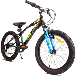 Дитячий велосипед Sun Baby Tiger Bike 20 дюймів, 6-швидкісна Shimano, для хлопчиків 6-10 років, регульований