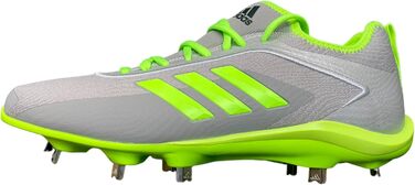 Кросівки для бейсболу Adidas Adizero Stabile 5-Tool з металевими шипами, розмір 42 2/3 EU, сірий колір