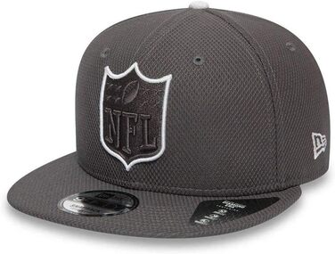 Кепка New Era 9Fifty Snapback з вишитим логотипом NFL Shield, сіра, M-L