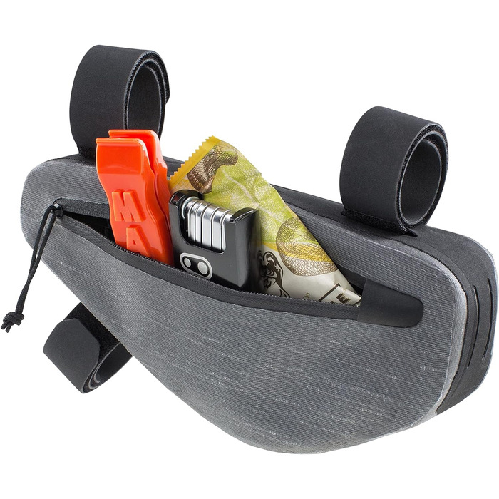Універсальна велосипедна сумка EVOC MULTI FRAME PACK WP M, водонепроникна, для рами, легка, 1,2 л, карбон сірий