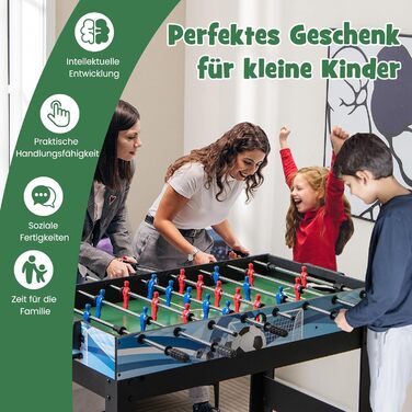 COSTWAY 15-в-1 ігровий стіл для дітей та дорослих: футбол, хокей, більярд, теніс, боулінг, шашки, шахи та інші ігри