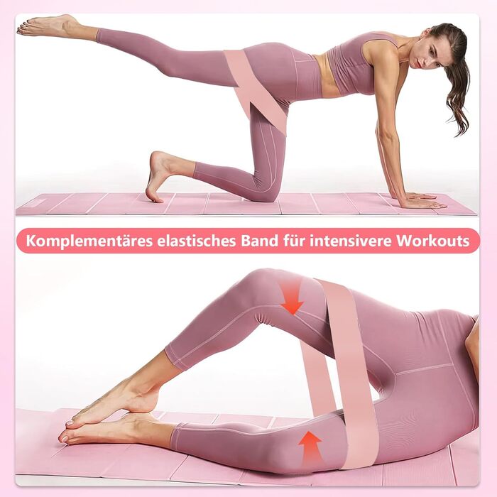 Тренування м'язів тазового дна та стегон для жінок: тренажер, фітнес для дому (рожевий)