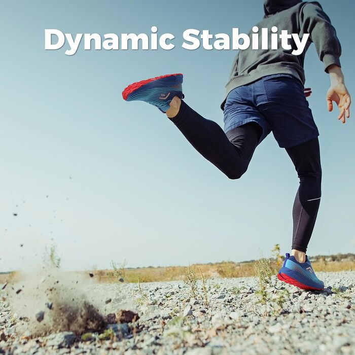 Кросівки для бігу FitVille чоловічі широкі (46 EU) – бігові, трекінгові, для вулиці, фітнесу, широкі, Turbo Blue Neon