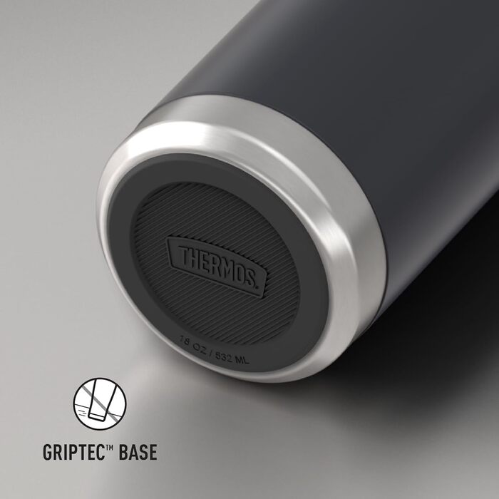 Термосова пляшка для води THERMOS ICON 530 мл, граніт, нержавіюча сталь, вакуумна ізоляція, з кришкою та носиком