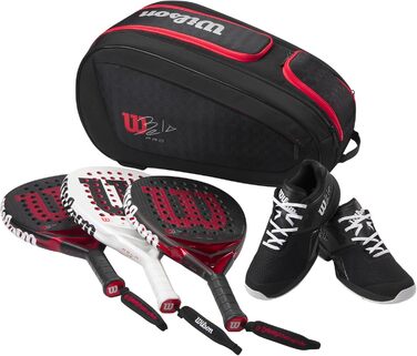 Сумка для падел Wilson Bela Super Tour Thermoguard - професійна, легка, з надійними застібками та зручним зберіганням