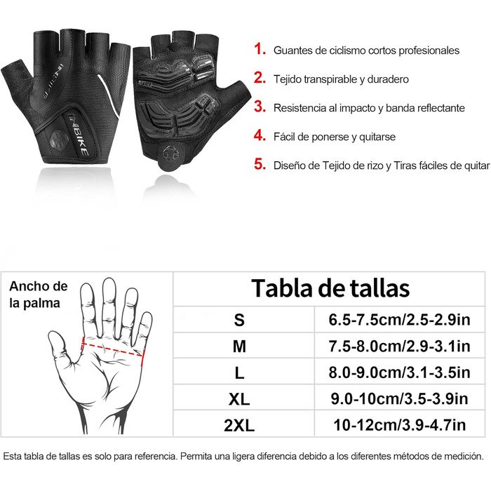 Велосипедні рукавички Inbike Habfinger Ge: дихаючі, з антиковзаючим покриттям, амортизуючі. Підходять для чоловіків та жінок, для гірського велосипеда та шосе. Чорний колір, розмір XL