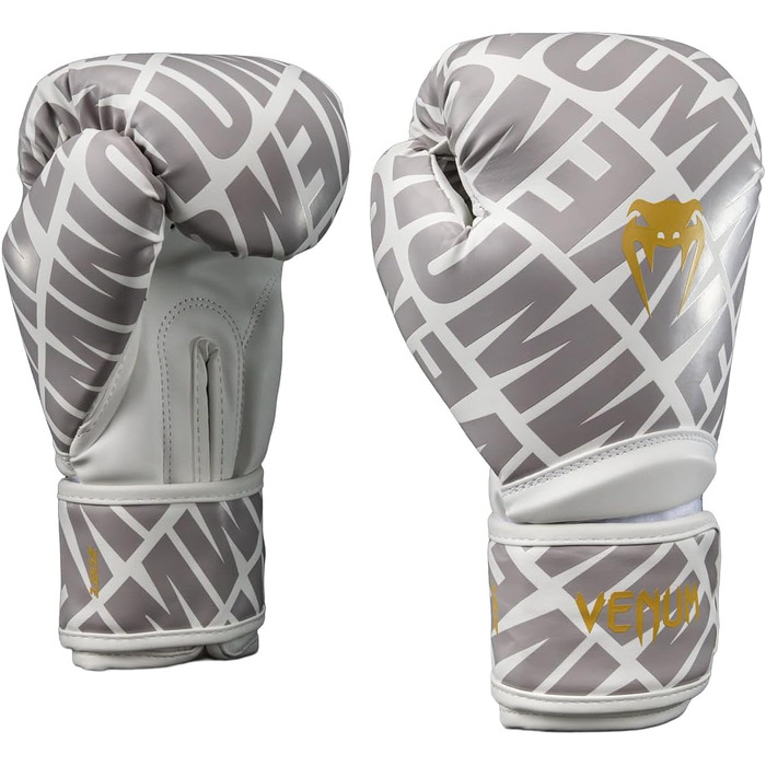Боксерські рукавички Venum Contender 1.5 XT 3D білі/золоті, 10 унцій