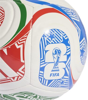 М'яч футбольний adidas World Cup 26 Trionda Club (Розмір 5, Білий) - для дорослих