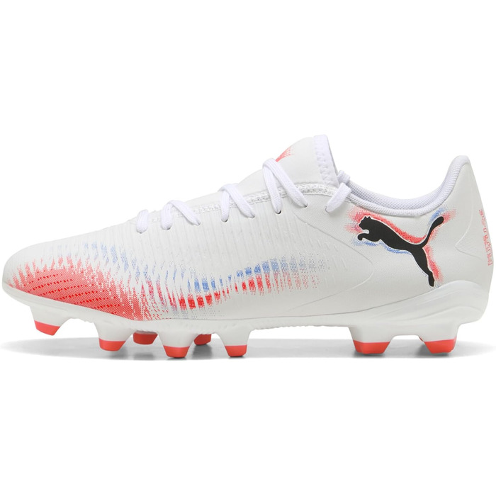 Жіночі футбольні бутси PUMA Future 8 Play FG/AG, 40 EU, білий, чорний, червоний