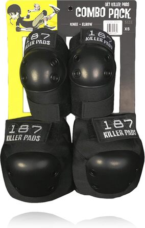 Комплект захисної екіпіровки Killer Pads S/M, чорний