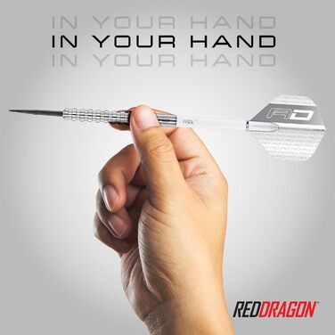 Дарти Red Dragon Javelin Original Tungsten - Професійні сталеві дротики з металевим вістрям, пір'ям та стержнями (20г, 22г, 24г, 26г)