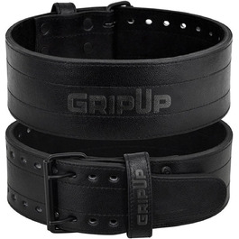Пояс для важкої атлетики GripUp 10 мм, з натуральної шкіри, 4