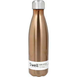Термобутилка S'well Pyrit 500 мл, вакуумна, нержавіюча сталь, BPA-free, зберігає тепло і холод, для напоїв у дорозі