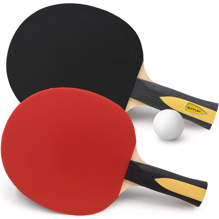 Ракетка для настільного тенісу Sunflex Expert A30 ITTF сертифікована, багатоколір