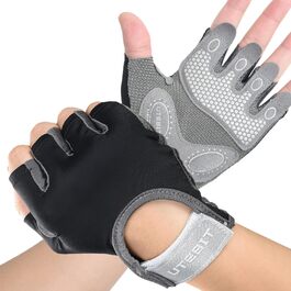 Спортивні рукавички для фітнесу UTEBIT для жінок: дихаючі рукавички з мікрофібри та неслизьким силіконом для занять у спортзалі та тренувань