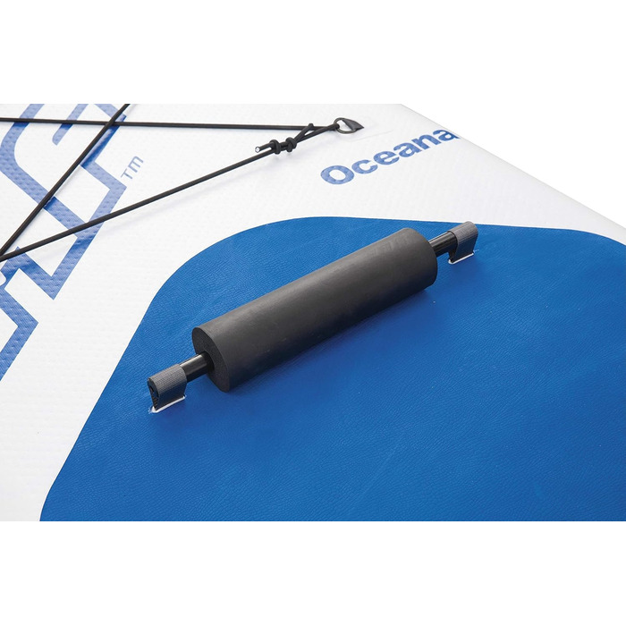 Надувна SUP-дошка Hydro Force Oceana 305 см з комплектом для каяка, сидінням, рюкзаком, насосом і веслом, біло-синя