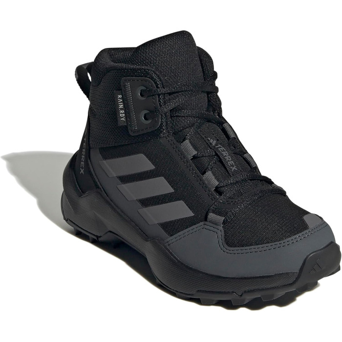 Туфлі для хайкінгу adidas Terrex AX4R MID RAIN.RDY, чорний/сірий, 36 2/3 EU