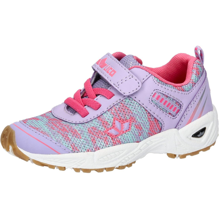 Дитячі спортивні залатені кросівки Lico Barney (41 EU, фіолетово-рожево-блакитні)