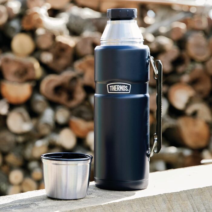 Термос THERMOS SK2020 Stainless King, вакуумна пляшка для напоїв, нержавіюча сталь