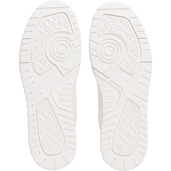 Чоловічі шкіряні кросівки Tommy Hilfiger Court Sneaker Basket Core Elegant, білий/екрю, розмір 46 EU
