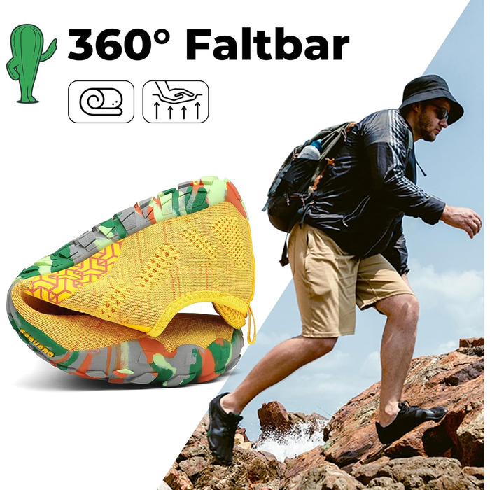 Сагуаро Unisex Barefoot взуття для трейлраннінгу, жовтий, розмір 38 EU (36-48)
