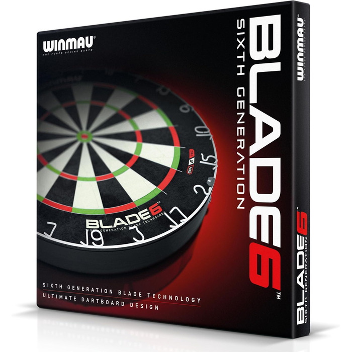 Професійна класична дротяна мішень WINMAU Blade 6 із сизалю для дартсу