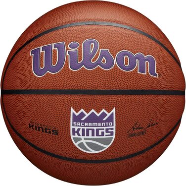 Баскетбольний м'яч Wilson NBA Team Alliance Sacramento Kings, розмір 7 (29.5''), офіційний