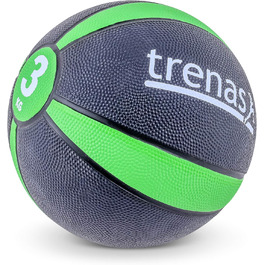 Медичний м'яч trenas PRO, 1-5 кг, для фітнесу та реабілітації