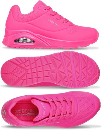 Кросівки жіночі Skechers UNO Night Shades Hot Pink 40 EU Durabuck