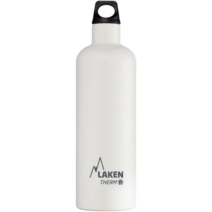 Термос Laken Thermo Futura 0.75 л, вузька горловина, нержавіюча сталь, білий