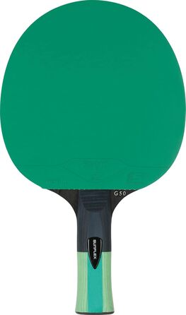 Sunflex Color COMP G50 – професійна ракетка для настільного тенісу, анатомічна ручка, ITTF сертифікований зелений наклад, для змагань та клубів