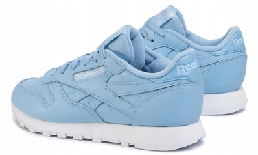 Жіночі шкіряні кросівки Reebok Classic Leather CL LTHR, сині, розмір 35,5