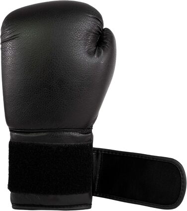 Боксерські рукавички Tunturi Allround 10oz для тренувань на мішку, різних єдиноборств і спарингу, жорсткий PU, чорні/білі