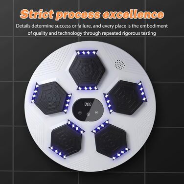 Музична бокс-машина: Smart Bluetooth бокс з рукавичками, настінний монтаж, 9 режимів швидкості та лічильник для дорослих та дітей