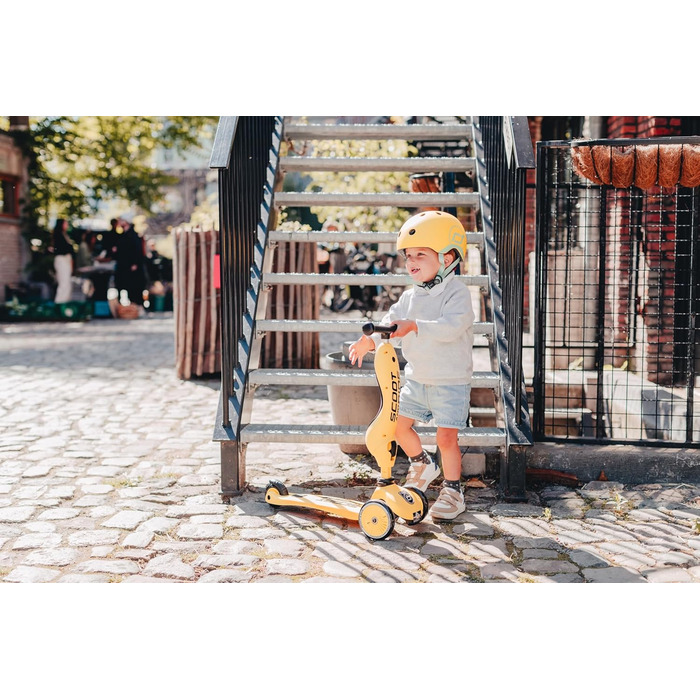 Kickboard Highway Kick 1 Scoot & Ride 2-в-1 з сидінням (жовтий)