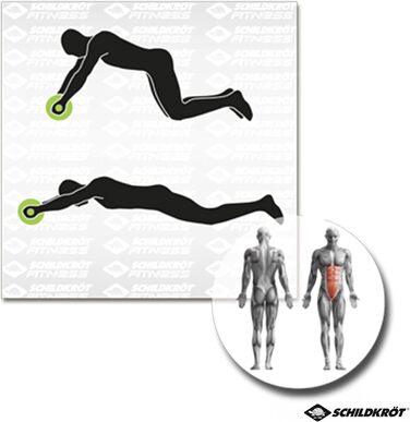 Роликовий тренажер для пресу Schildkröt AB Roller, 960045