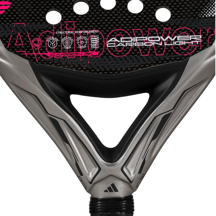 Падель ракетка Adidas Adipower Carbon Light 2025, універсальна