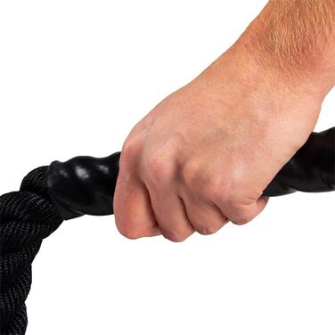 Скакалка для фітнесу VirtuFit Battle Rope Pro 9м - тренувальний трос для сліп-тренінгу