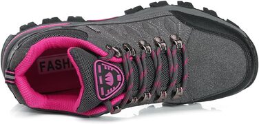 Трекінгові черевики для туризму: чоловічі та жіночі, спортивні, з антиковзким покриттям, зручні, легкі, для гірських походів, напівчеревики, сірі, рожеві, червоні, 40 EU