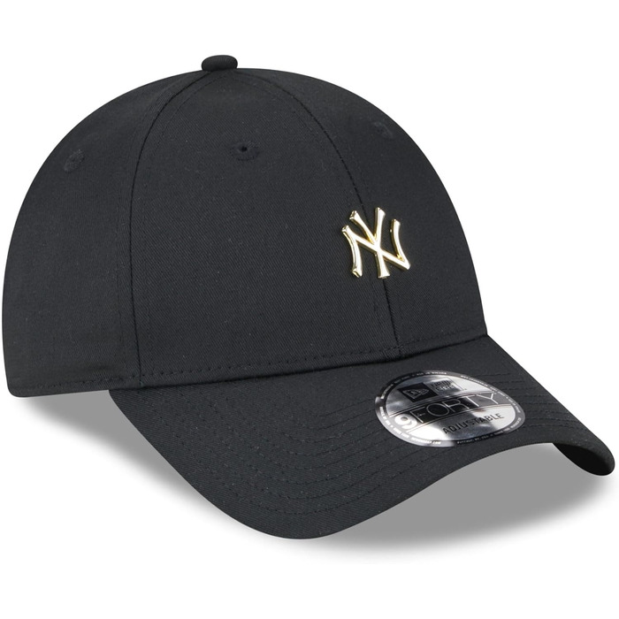 Кепка New Era New York Yankees MLB Pin Metallic Black Gold 9Forty Adjustable Cap, Розмір універсальний