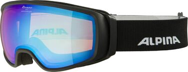 ALPINA DOUBLE JACK Q-LITE — дзеркальна OTG лижна маска для дорослих з посиленим контрастом та 100% UV-захистом